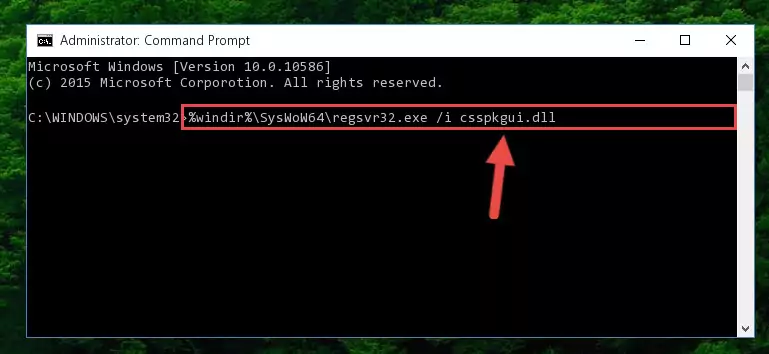 Uninstalling the Csspkgui.dll library's problematic registry from Regedit (for 64 Bit)