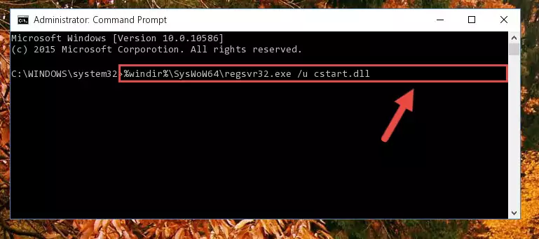 Making a clean registry for the Cstart.dll file in Regedit (Windows Registry Editor)
