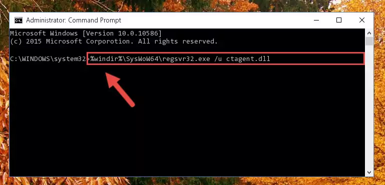 Creating a clean registry for the Ctagent.dll file (for 64 Bit)