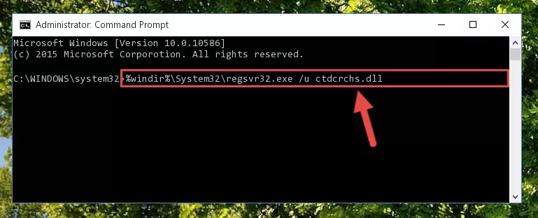 Making a clean registry for the Ctdcrchs.dll library in Regedit (Windows Registry Editor)