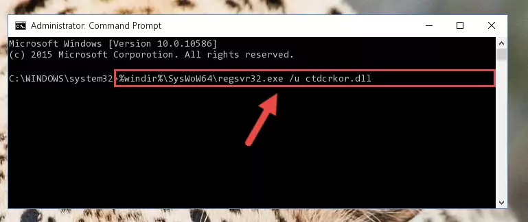 Making a clean registry for the Ctdcrkor.dll library in Regedit (Windows Registry Editor)
