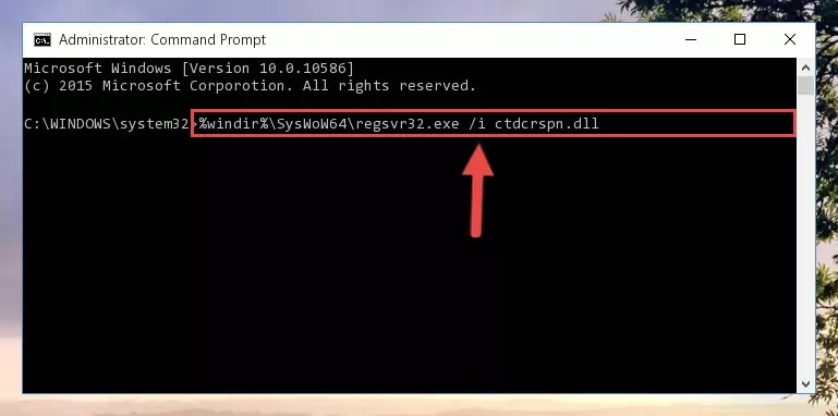Uninstalling the Ctdcrspn.dll file's problematic registry from Regedit (for 64 Bit)