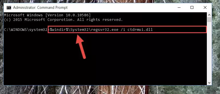 Creating a clean registry for the Ctdrmui.dll file (for 64 Bit)