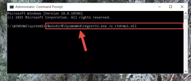 Making a clean registry for the Ctdrmui.dll file in Regedit (Windows Registry Editor)