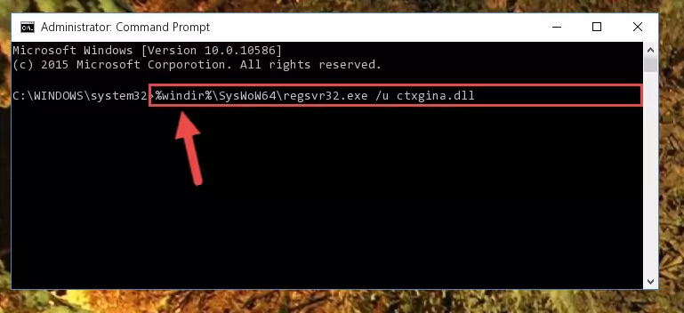 Making a clean registry for the Ctxgina.dll library in Regedit (Windows Registry Editor)