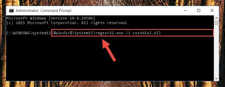 Creating a clean registry for the Custdial.dll file (for 64 Bit)