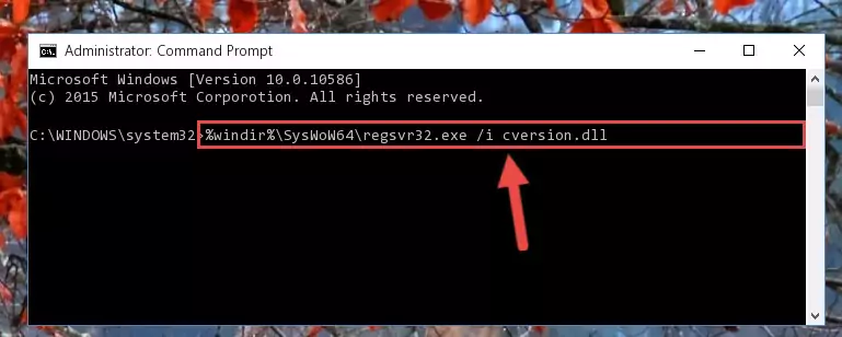 Uninstalling the Cversion.dll library's broken registry from the Registry Editor (for 64 Bit)