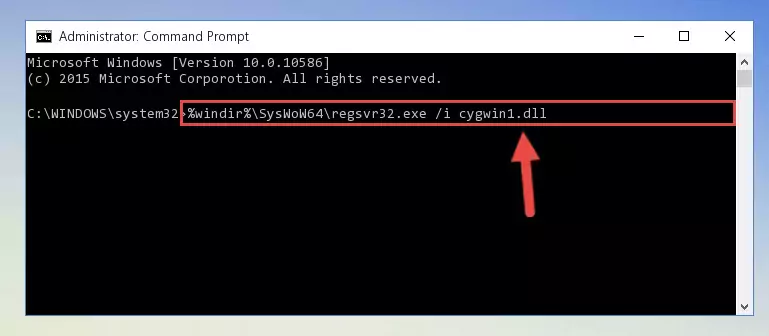 Deleting the damaged registry of the Cygwin1.dll