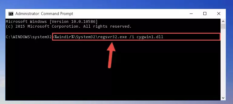 Reregistering the Cygwin1.dll library in the system (for 64 Bit)