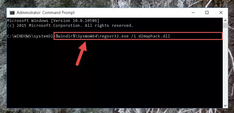 Uninstalling the broken registry of the D2maphack.dll file from the Windows Registry Editor (for 64 Bit)