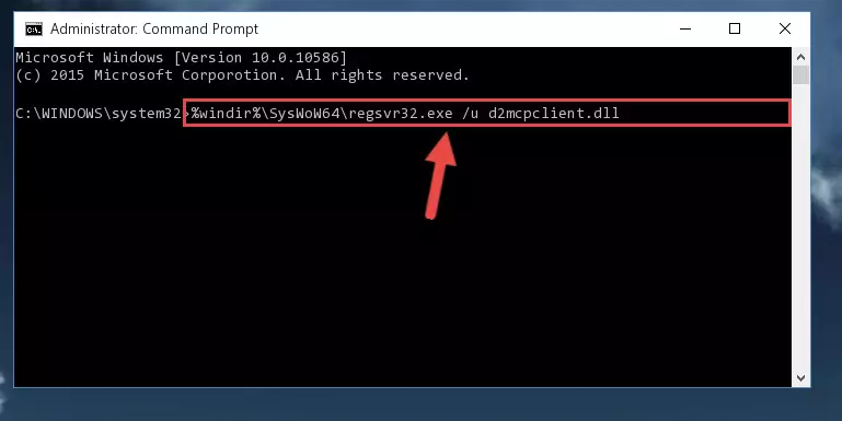 Making a clean registry for the D2mcpclient.dll file in Regedit (Windows Registry Editor)