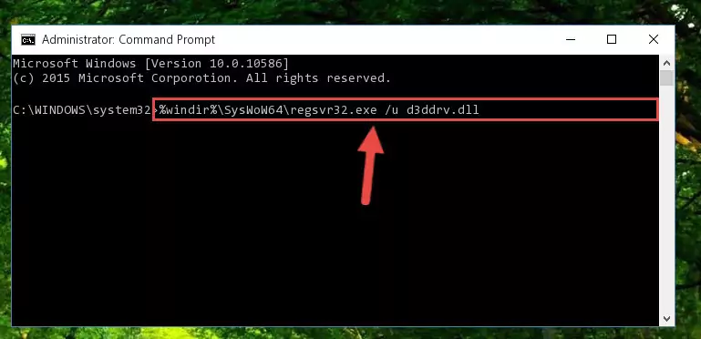 Making a clean registry for the D3ddrv.dll library in Regedit (Windows Registry Editor)
