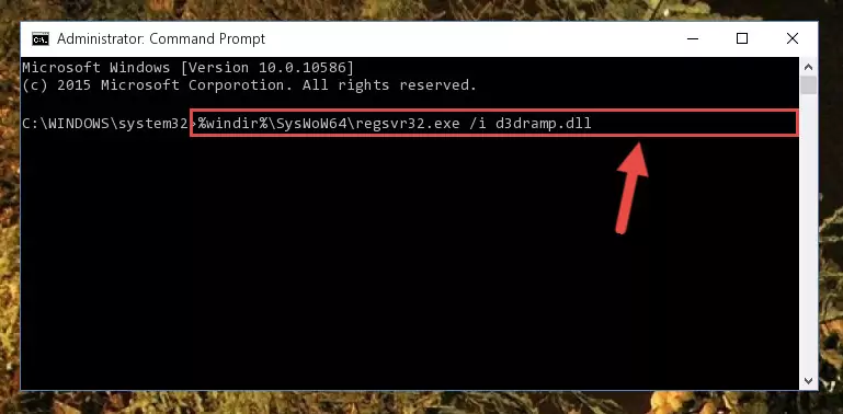 Uninstalling the broken registry of the D3dramp.dll file from the Windows Registry Editor (for 64 Bit)