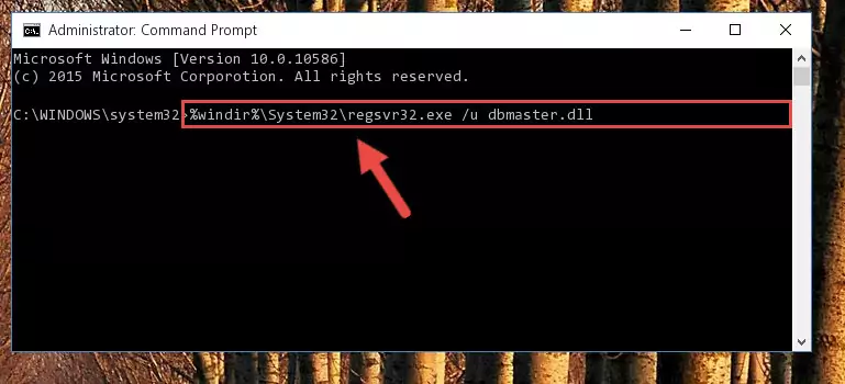 Creating a new registry for the Dbmaster.dll file