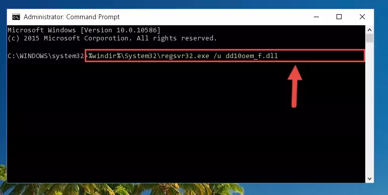 Making a clean registry for the Dd10oem_f.dll library in Regedit (Windows Registry Editor)
