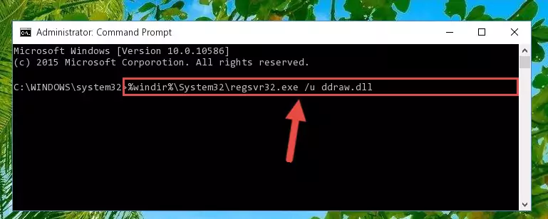 Reregistering the Ddraw.dll file in the system