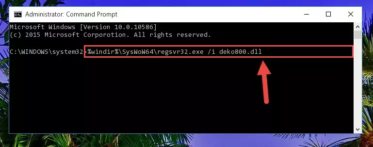Uninstalling the Deko800.dll library's problematic registry from Regedit (for 64 Bit)