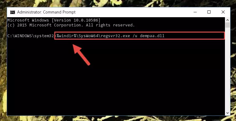 Creating a clean registry for the Dempaa.dll library (for 64 Bit)