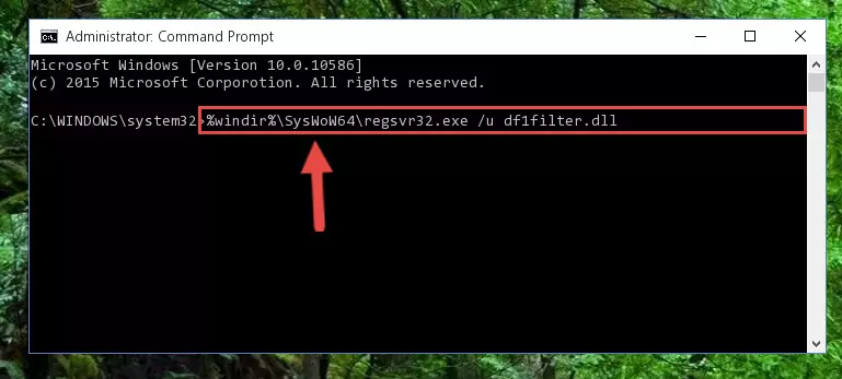 Making a clean registry for the Df1filter.dll library in Regedit (Windows Registry Editor)