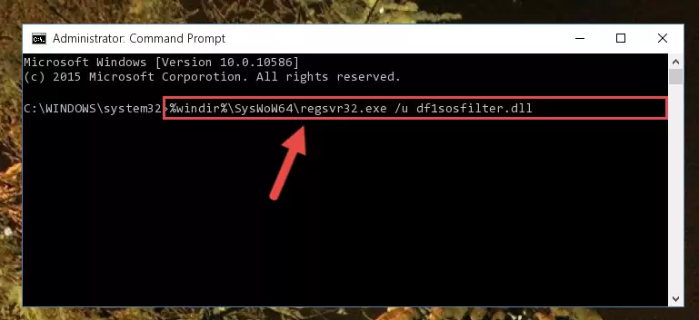 Making a clean registry for the Df1sosfilter.dll file in Regedit (Windows Registry Editor)