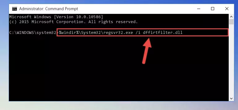 Creating a clean and good registry for the Dffirtfilter.dll library (64 Bit için)