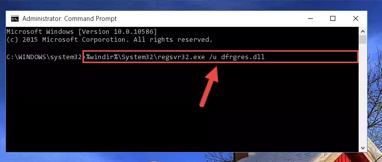 Making a clean registry for the Dfrgres.dll library in Regedit (Windows Registry Editor)