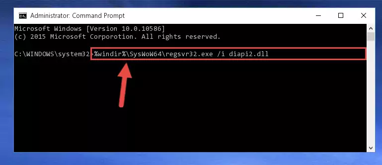 Uninstalling the Diapi2.dll library's broken registry from the Registry Editor (for 64 Bit)