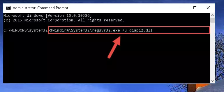 Creating a new registry for the Diapi2.dll library