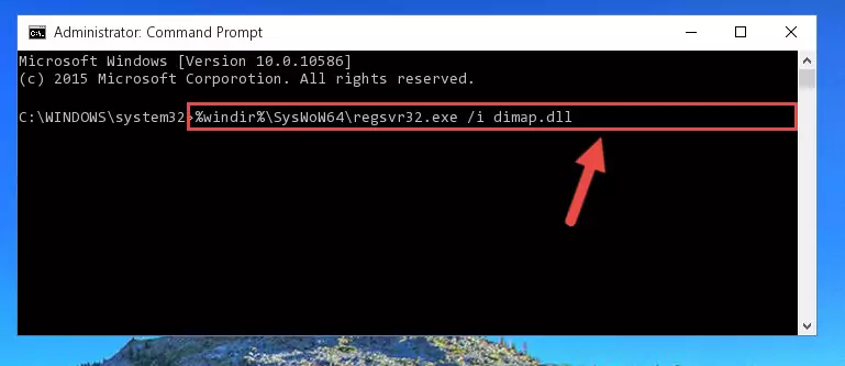 Cleaning the problematic registry of the Dimap.dll library from the Windows Registry Editor
