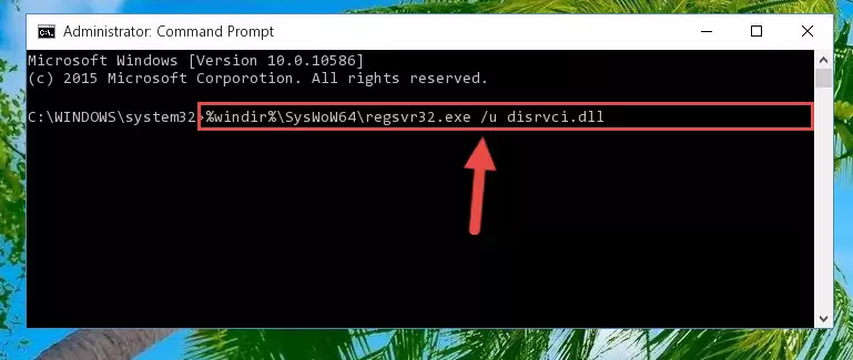 Creating a clean and good registry for the Disrvci.dll file (64 Bit için)