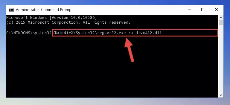 Making a clean registry for the Divx412.dll file in Regedit (Windows Registry Editor)