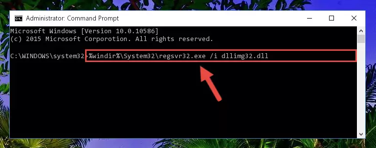 Reregistering the Dllimg32.dll library in the system (for 64 Bit)