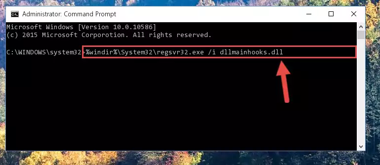Deleting the damaged registry of the Dllmainhooks.dll