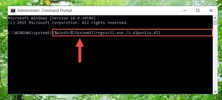 Deleting the Dlportio.dll file's problematic registry in the Windows Registry Editor