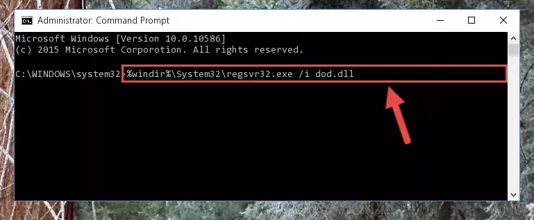 Creating a clean registry for the Dod.dll file (for 64 Bit)