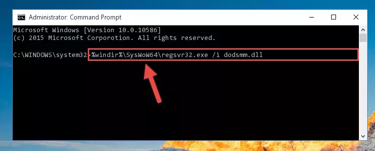 Uninstalling the Dodsmm.dll file's broken registry from the Registry Editor (for 64 Bit)