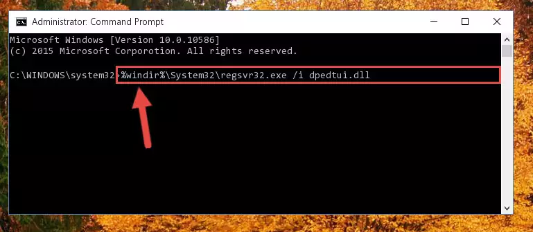 Creating a clean registry for the Dpedtui.dll file (for 64 Bit)