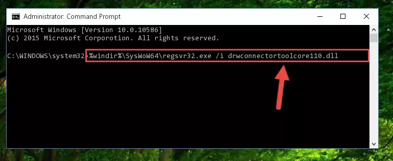 Uninstalling the Drwconnectortoolcore110.dll library's broken registry from the Registry Editor (for 64 Bit)