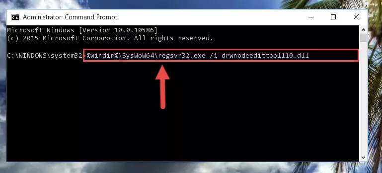 Cleaning the problematic registry of the Drwnodeedittool110.dll file from the Windows Registry Editor