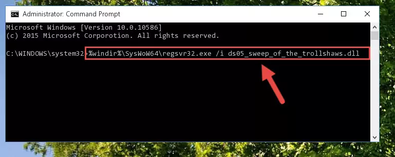 Uninstalling the Ds05_sweep_of_the_trollshaws.dll file from the system registry