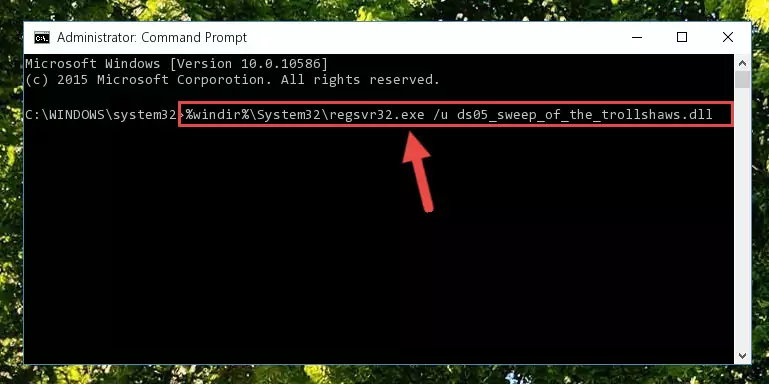 Extracting the Ds05_sweep_of_the_trollshaws.dll file from the .zip file