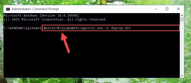 Creating a clean registry for the Dsprop.dll file (for 64 Bit)