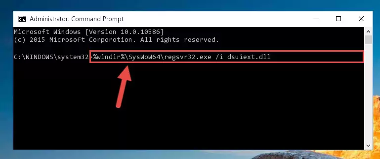 Uninstalling the broken registry of the Dsuiext.dll file from the Windows Registry Editor (for 64 Bit)