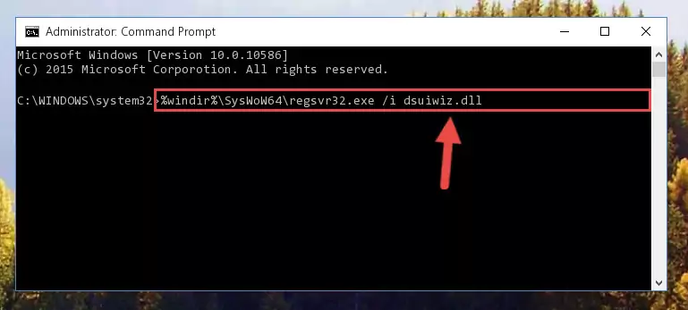 Uninstalling the Dsuiwiz.dll file's problematic registry from Regedit (for 64 Bit)