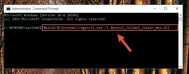 Cleaning the problematic registry of the Dyneval_lolimot_linear_mex.dll library from the Windows Registry Editor