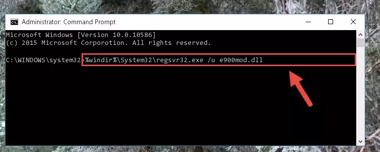 Making a clean registry for the E900mod.dll file in Regedit (Windows Registry Editor)