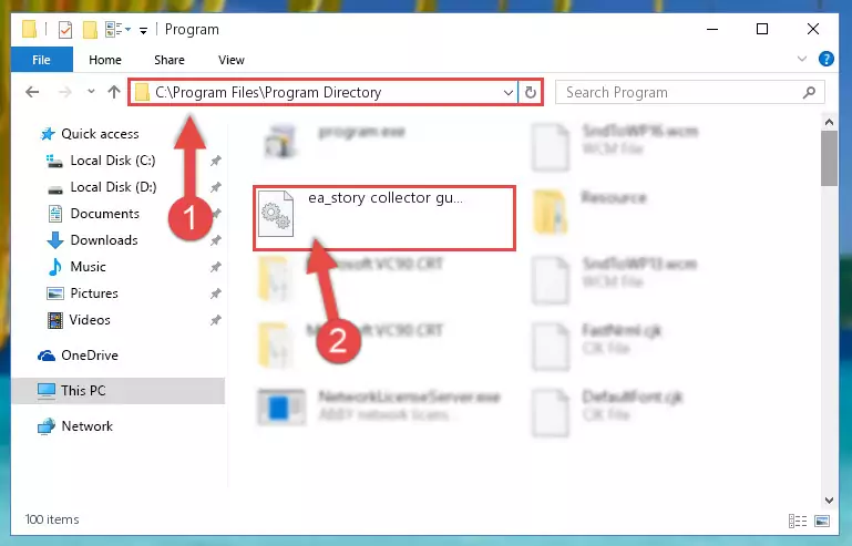 Uninstalling the Ea_story collector gui.dll library's broken registry from the Registry Editor (for 64 Bit)