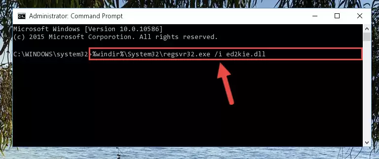 Creating a clean registry for the Ed2kie.dll library (for 64 Bit)