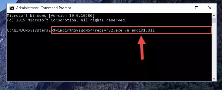 Making a clean registry for the Emd1d1.dll file in Regedit (Windows Registry Editor)