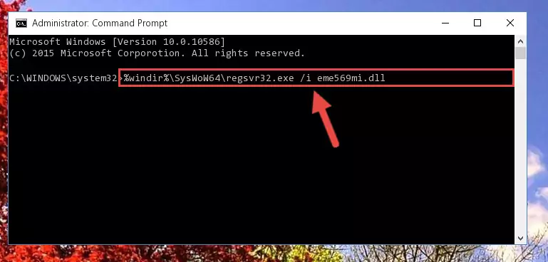 Uninstalling the broken registry of the Eme569mi.dll library from the Windows Registry Editor (for 64 Bit)